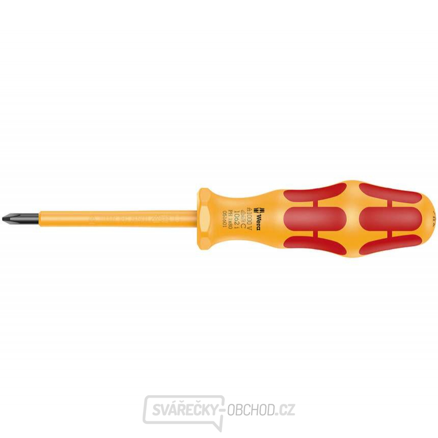 Wera 051601 Křížový šroubovák PH 1 x 80 mm s izolací VDE 1062 i Wera 051601 Křížový šroubovák PH 1 x 80 mm s izolací VDE 1062 i gallery main image