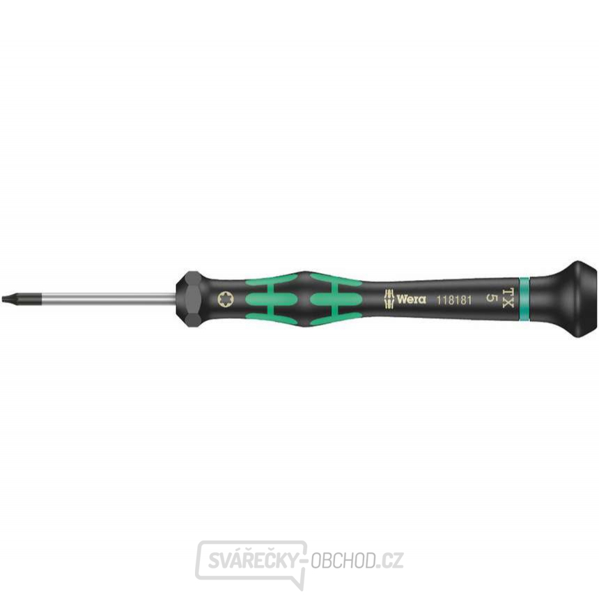 Wera 118040 Šroubovák TORX TX 5 HFx60 mm k použití v elektronice Kraftform Micro typ 2067