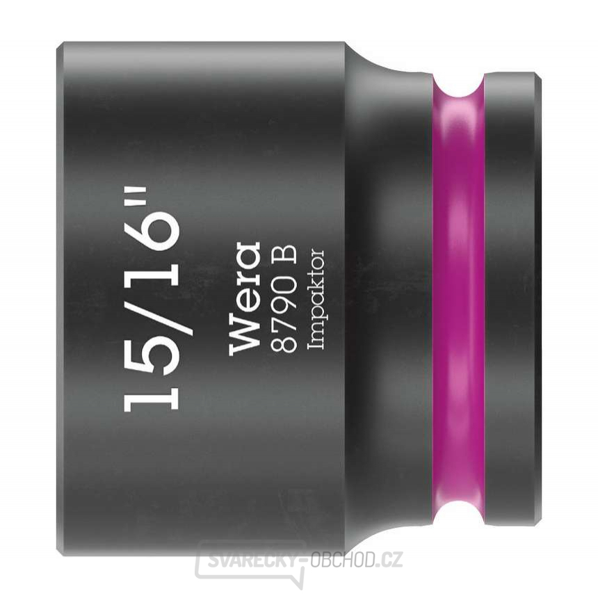 Wera 005525 Nástrčná hlavice 3/8" šestihran 15/16 Impaktor, 8790 B Wera 005525 Nástrčná hlavice 3/8" šestihran 15/16 Impaktor, 8790 B gallery main image