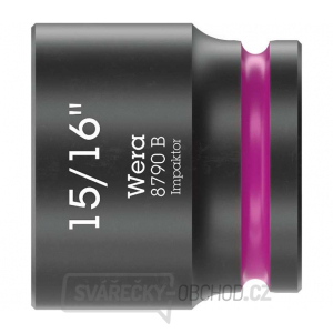 Wera 005525 Nástrčná hlavice 3/8" šestihran 15/16 Impaktor, 8790 B Wera 005525 Nástrčná hlavice 3/8" šestihran 15/16 Impaktor, 8790 B gallery main image