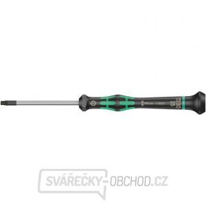 Wera 118052 Šroubovák TORX TX 15 BOx60 mm k použití v elektronice Kraftform Micro typ 2067, s pojistným kolíkem gallery main image