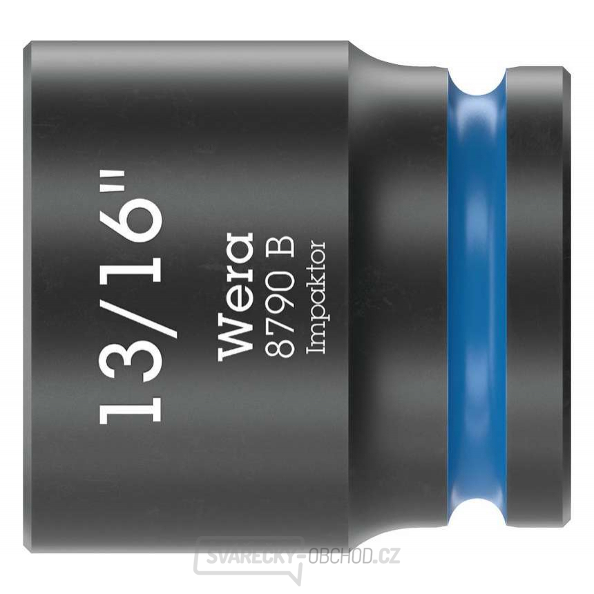 Wera 005523 Nástrčná hlavice 3/8" šestihran 13/16 Impaktor 8790 B Wera 005523 Nástrčná hlavice 3/8" šestihran 13/16 Impaktor 8790 B gallery main image