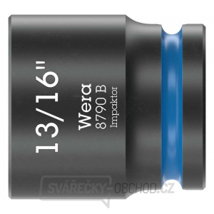 Wera 005523 Nástrčná hlavice 3/8" šestihran 13/16 Impaktor 8790 B Wera 005523 Nástrčná hlavice 3/8" šestihran 13/16 Impaktor 8790 B gallery main image