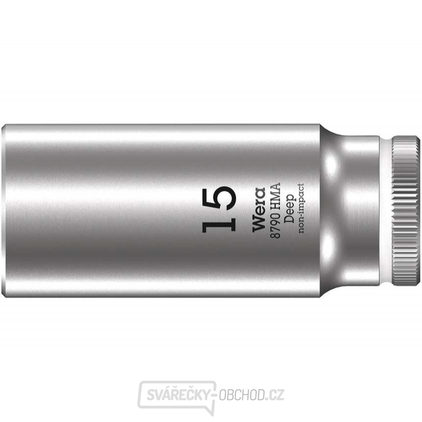 Wera 004512 Nástrčná hlavice Zyklop 1/4" 6hran 15 mm typ 8790 HMA - hluboká