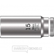 Wera 004512 Nástrčná hlavice Zyklop 1/4" 6hran 15 mm typ 8790 HMA - hluboká Wera 004512 Nástrčná hlavice Zyklop 1/4" 6hran 15 mm typ 8790 HMA - hluboká gallery main image