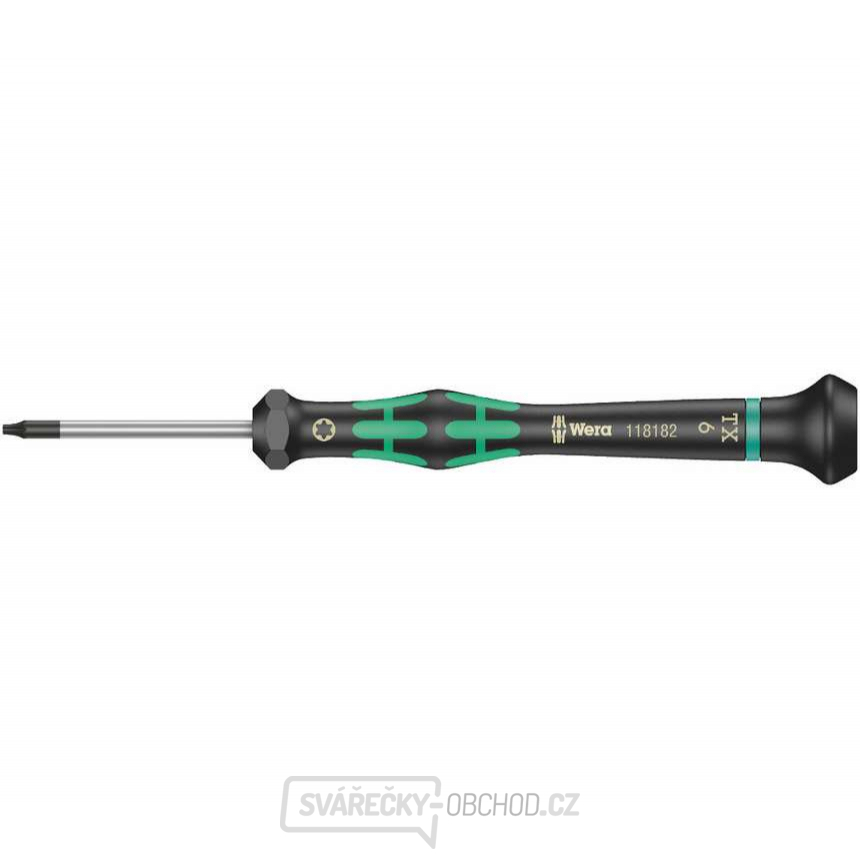Wera 118182 Šroubovák TORX TX 6 HFx60 mm k použití v elektronice Kraftform Micro typ 2067, s přidržovací funkcí
