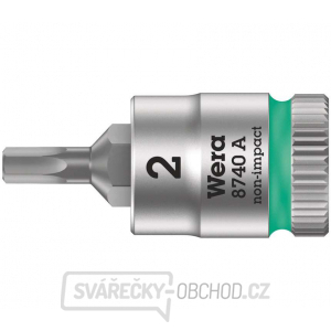 Wera 003330 Zástrčná bitová hlavice Zyklop 1/4" 6hran 2 mm typ 8740 A gallery main image