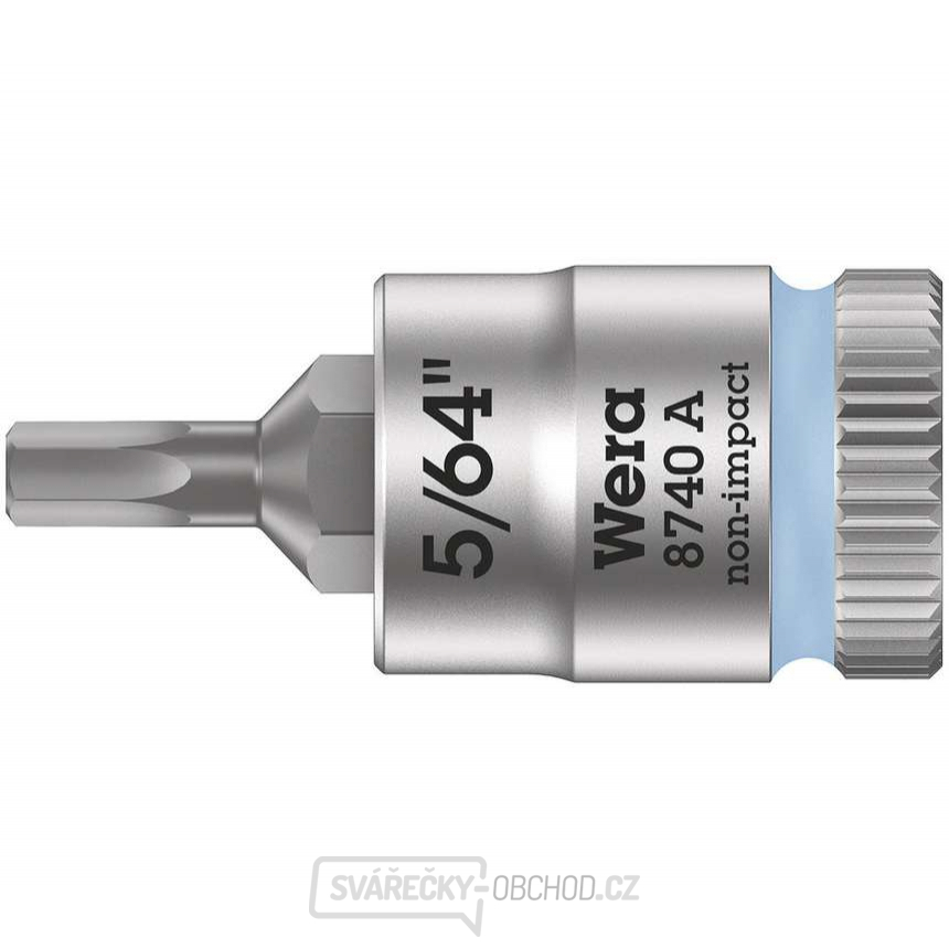 Wera 003380 Zástrčná bitová hlavice Zyklop 1/4" 6hran 5/64" typ 8740 A - palcová