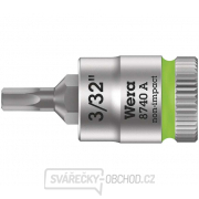 Wera 003381 Zástrčná bitová hlavice Zyklop 1/4" 6hran 3/32" typ 8740 A - palcová Wera 003381 Zástrčná bitová hlavice Zyklop 1/4" 6hran 3/32" typ 8740 A - palcová gallery main image
