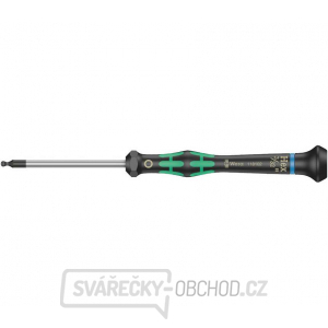 Wera 118102 Šroubovák šestihranný 3/32"x60 mm s kulovou hlavou k použití v elektronice Kraftform Micro typ 2052, palcový Wera 118102 Šroubovák šestihranný 3/32"x60 mm s kulovou hlavou k použití v elektronice Kraftform Micro typ 2052, palcový gallery main image