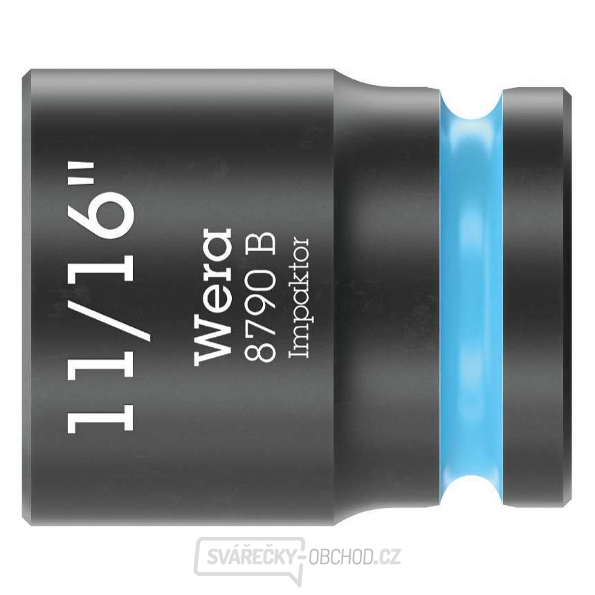 Wera 005521 Nástrčná hlavice 3/8" šestihran 11/16 Impaktor 8790 B Wera 005521 Nástrčná hlavice 3/8" šestihran 11/16 Impaktor 8790 B gallery main image