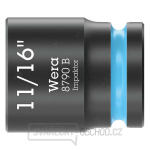 Wera 005521 Nástrčná hlavice 3/8" šestihran 11/16 Impaktor 8790 B Wera 005521 Nástrčná hlavice 3/8" šestihran 11/16 Impaktor 8790 B gallery main image