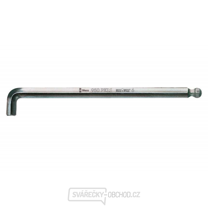 Wera 022048 Zástrčný klíč šestihran 10 mm typ 950 PKLS, chromovaný