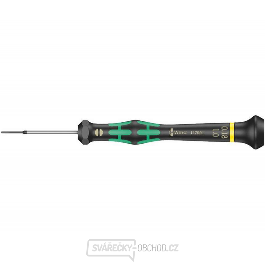 Wera 117991 Šroubovák plochý 0,18x1x40 mm k použití v elektronice Kraftform Micro typ 2035