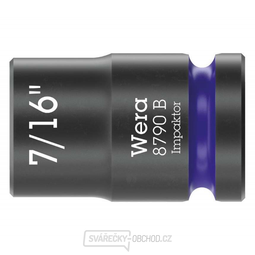 Wera 005517 Nástrčná hlavice 3/8" šestihran 7/16 Impaktor 8790 B Wera 005517 Nástrčná hlavice 3/8" šestihran 7/16 Impaktor 8790 B gallery main image