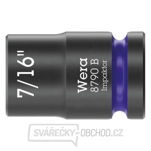 Wera 005517 Nástrčná hlavice 3/8" šestihran 7/16 Impaktor 8790 B Wera 005517 Nástrčná hlavice 3/8" šestihran 7/16 Impaktor 8790 B gallery main image