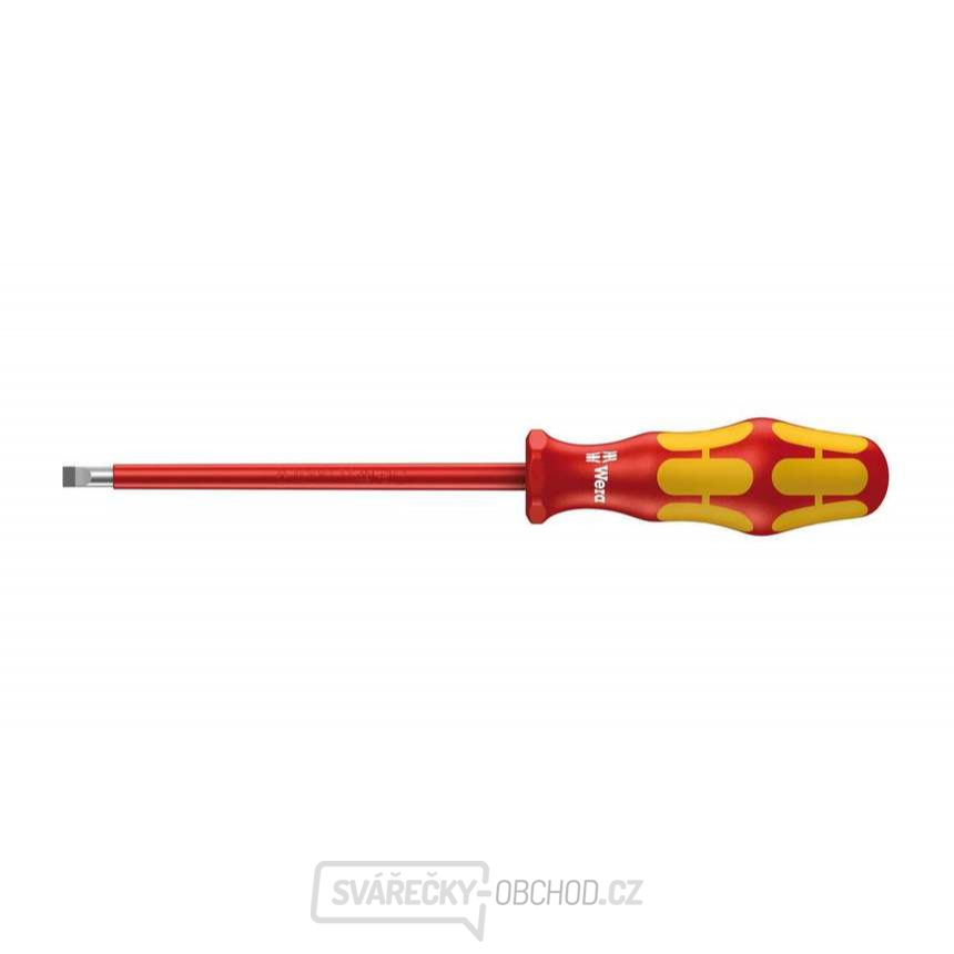 Wera 006100 Elektrikářský šroubovák Kraftform Plus 0,4x2,5x80 mm typ 160 i VDE izolovaný