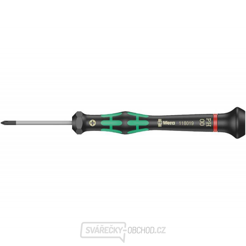 Wera 118019 Šroubovák křížový PH 00x40 mm k použití v elektronice Kraftform Micro typ 2050