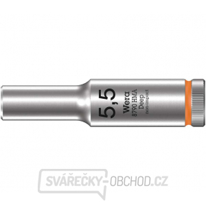 Wera 004502 Nástrčná hlavice Zyklop 1/4" 6hran 5,5 mm typ 8790 HMA - hluboká Wera 004502 Nástrčná hlavice Zyklop 1/4" 6hran 5,5 mm typ 8790 HMA - hluboká gallery main image