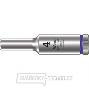 Wera 004500 Nástrčná hlavice Zyklop 1/4" 6hran 4 mm typ 8790 HMA - hluboká