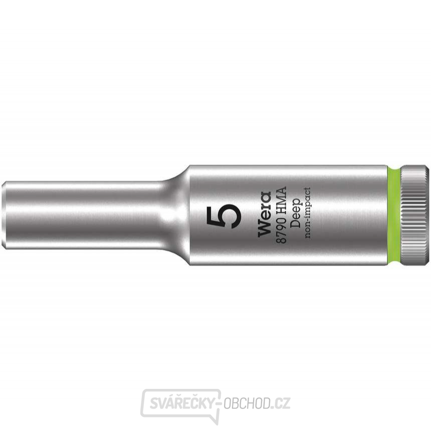 Wera 004501 Nástrčná hlavice Zyklop 1/4" 6hran 5 mm typ 8790 HMA - hluboká