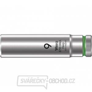 Wera 004506 Nástrčná hlavice Zyklop 1/4" 6hran 9 mm typ 8790 HMA - hluboká Wera 004506 Nástrčná hlavice Zyklop 1/4" 6hran 9 mm typ 8790 HMA - hluboká gallery main image