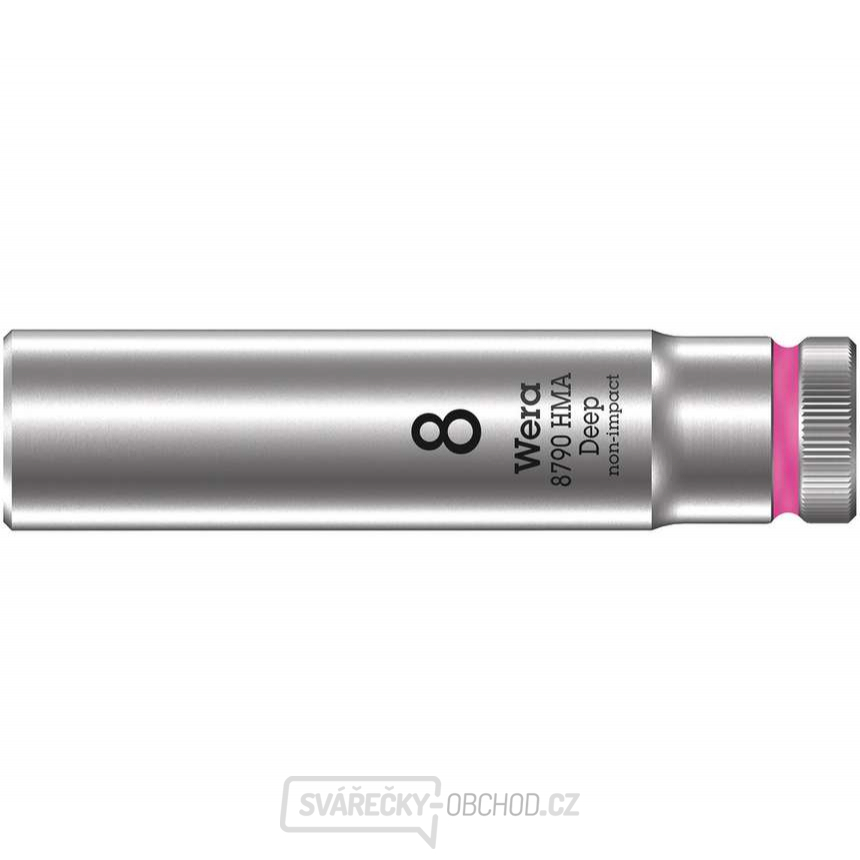 Wera 004505 Nástrčná hlavice Zyklop 1/4" 6hran 8 mm typ 8790 HMA - hluboká