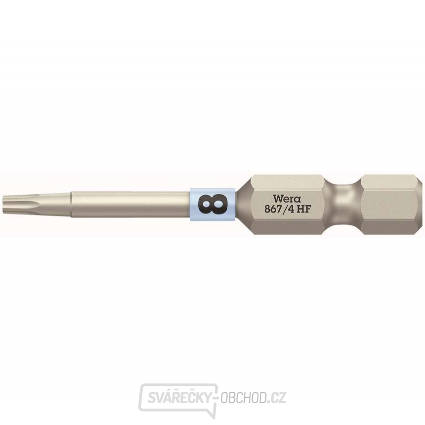 Wera 060505 Šroubovací bit 1/4" TX 8 867/4 Torx® HF s přidržovací funkcí Wera 060505 Šroubovací bit 1/4" TX 8 867/4 Torx® HF s přidržovací funkcí gallery main image