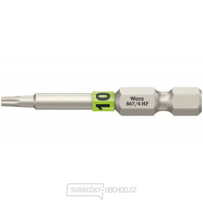 Wera 060506 Šroubovací bit 1/4" TX 10 867/4 Torx® HF s přidržovací funkcí Wera 060506 Šroubovací bit 1/4" TX 10 867/4 Torx® HF s přidržovací funkcí gallery main image
