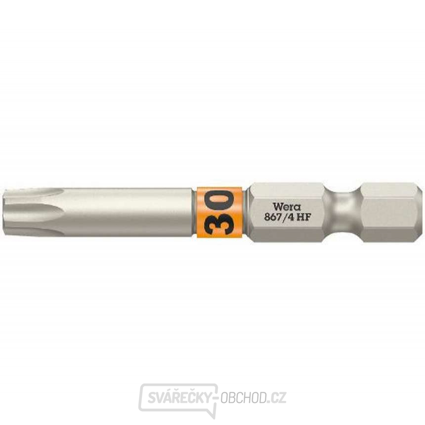 Wera 060510 Šroubovací bit 1/4" TX 30 867/4 Torx® HF s přidržovací funkcí