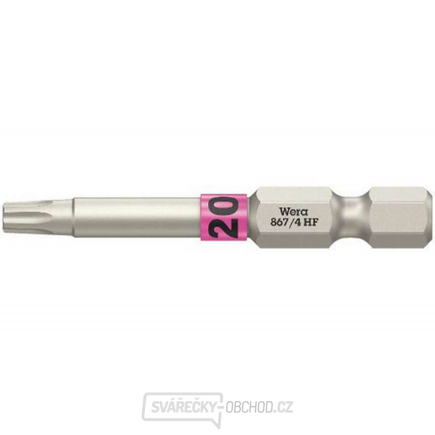 Wera 060508 Šroubovací bit 1/4" TX 20 867/4 Torx® HF s přidržovací funkcí Wera 060508 Šroubovací bit 1/4" TX 20 867/4 Torx® HF s přidržovací funkcí gallery main image