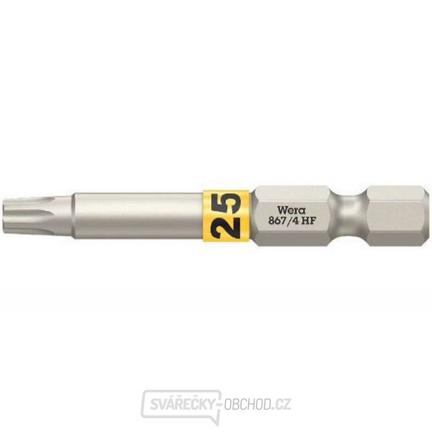Wera 060509 Šroubovací bit 1/4" TX 25 867/4 Torx® HF s přidržovací funkcí
