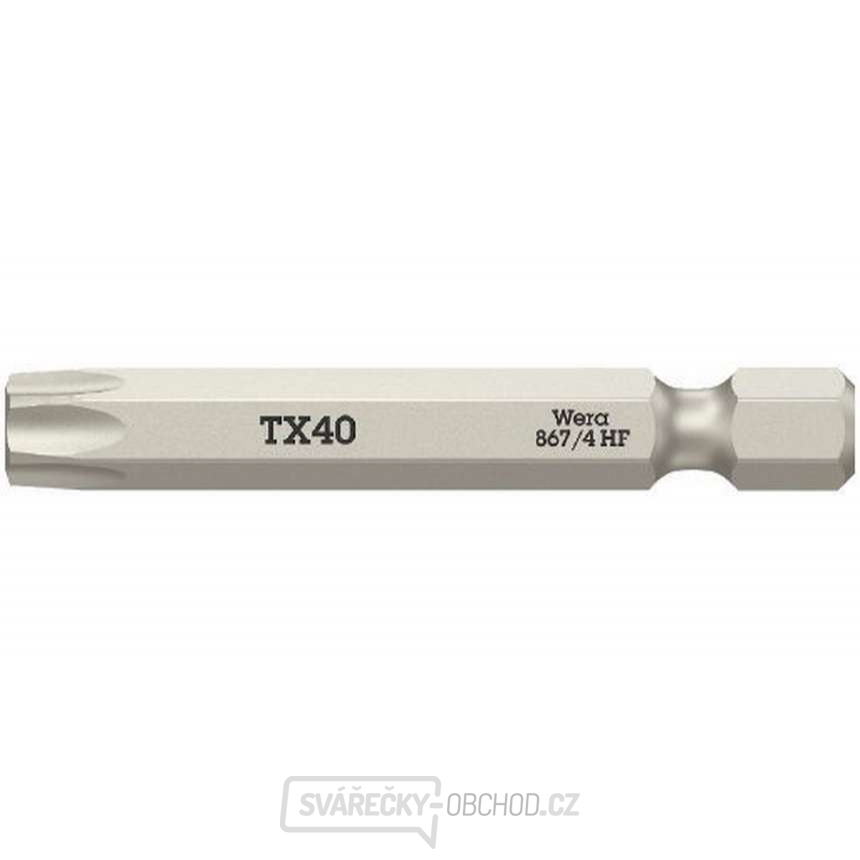 Wera 060511 Šroubovací bit 1/4" TX 40 867/4 Torx® HF s přidržovací funkcí