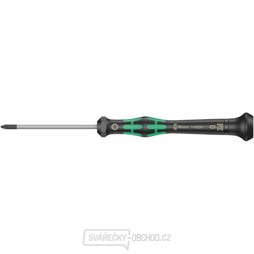 Wera 118030 Šroubovák křížový PZ 0x60 mm k použití v elektronice Kraftform Micro typ 2055