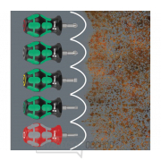 Wera 008840 Karburátorový šroubovák Stubby 0,6 x 3,5 x 25 mm, typ 335 náhled