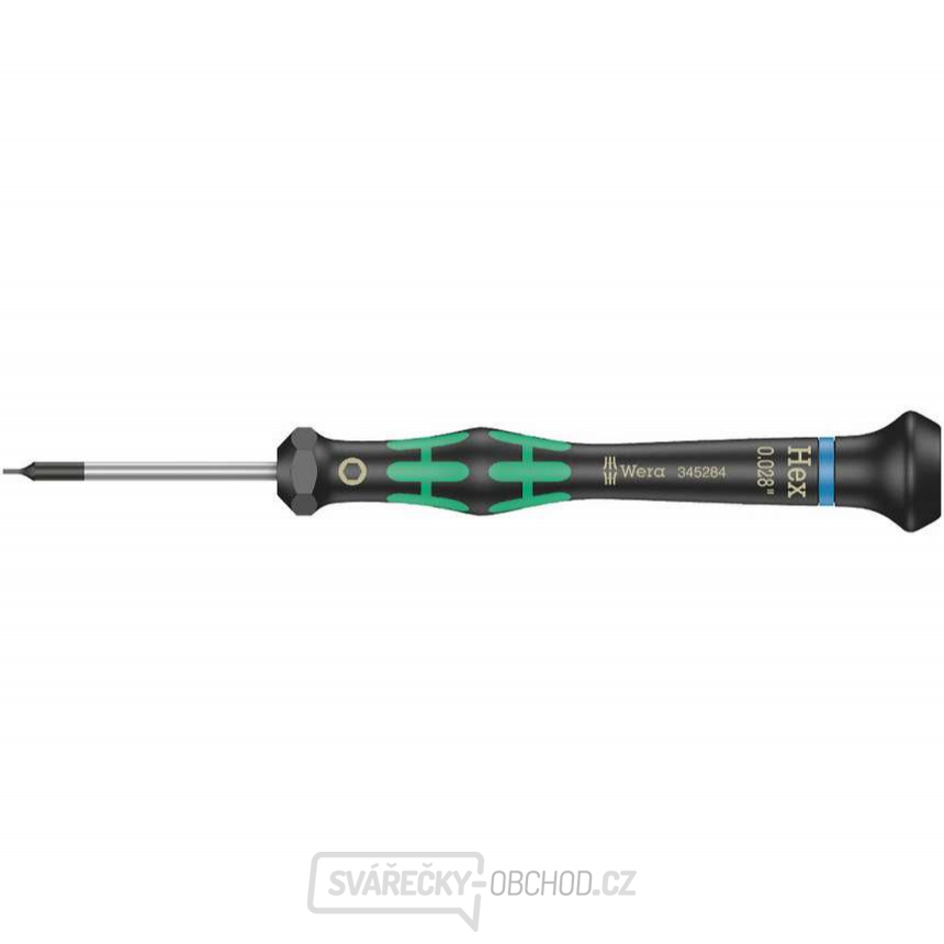 Wera 345284 Šroubovák šestihranný 0,028"x40 mm k použití v elektronice Kraftform Micro typ 2054, palcový