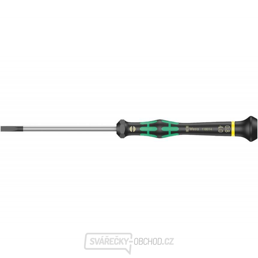 Wera 118014 Šroubovák plochý 0,8x4x80 mm k použití v elektronice Kraftform Micro typ 2035