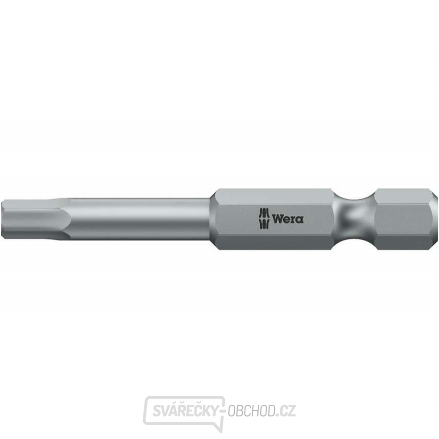 Wera 059625 Bit inbus 8,0 mm - 840/4 Z Hex-Plus. Šroubovací bit 1/4" Hex, 50 mm, pro šrouby s vnitřním šestihranem