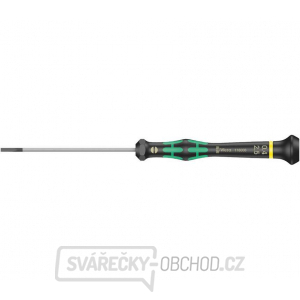 Wera 118008 Šroubovák plochý 0,4x2,5x80 mm k použití v elektronice Kraftform Micro typ 2035 gallery main image