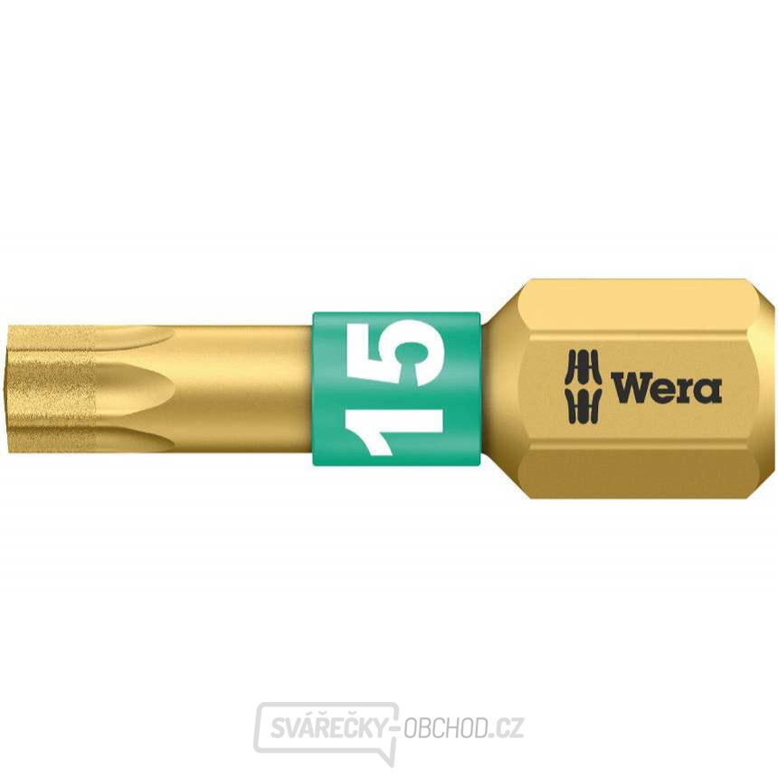 Wera 066102 Bit 1/4" TX 15 x 25 mm, bitorsion typ 867/1 TORX BDC