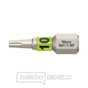Wera 066140 Šroubovací bit 1/4" TX 10 867/1 Torx® HF s přidržovací funkcí gallery main image