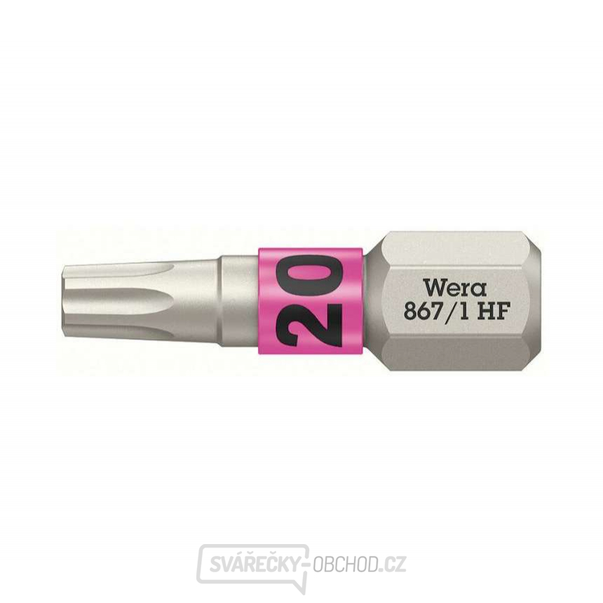 Wera 066142 Šroubovací bit 1/4" TX 20 867/1 Torx® HF s přidržovací funkcí