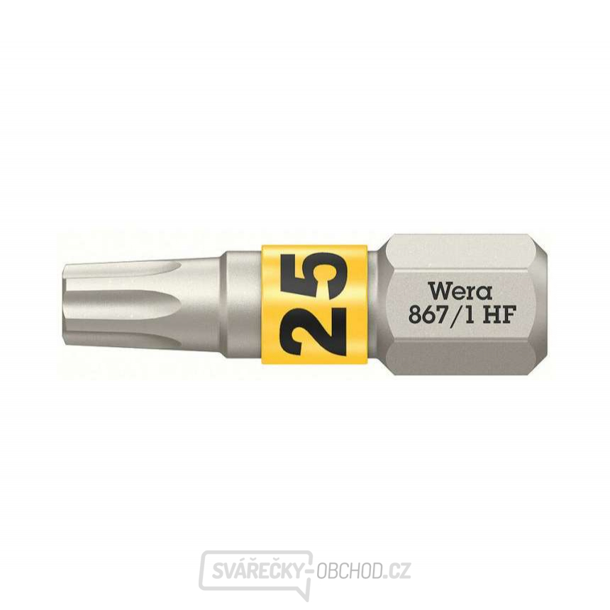 Wera 066143 Šroubovací bit 1/4" TX 25 867/1 Torx® HF s přidržovací funkcí