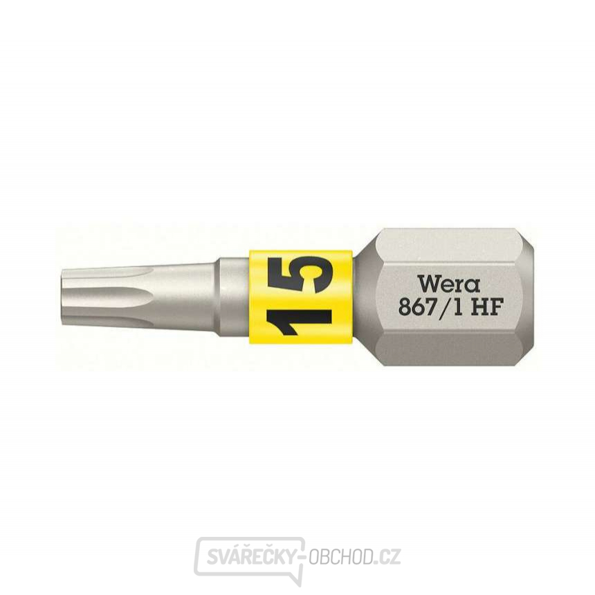 Wera 066141 Šroubovací bit 1/4" TX 15 867/1 Torx® HF s přidržovací funkcí