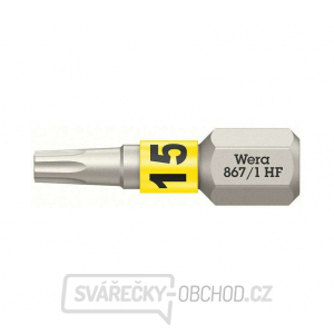 Wera 066141 Šroubovací bit 1/4" TX 15 867/1 Torx® HF s přidržovací funkcí gallery main image