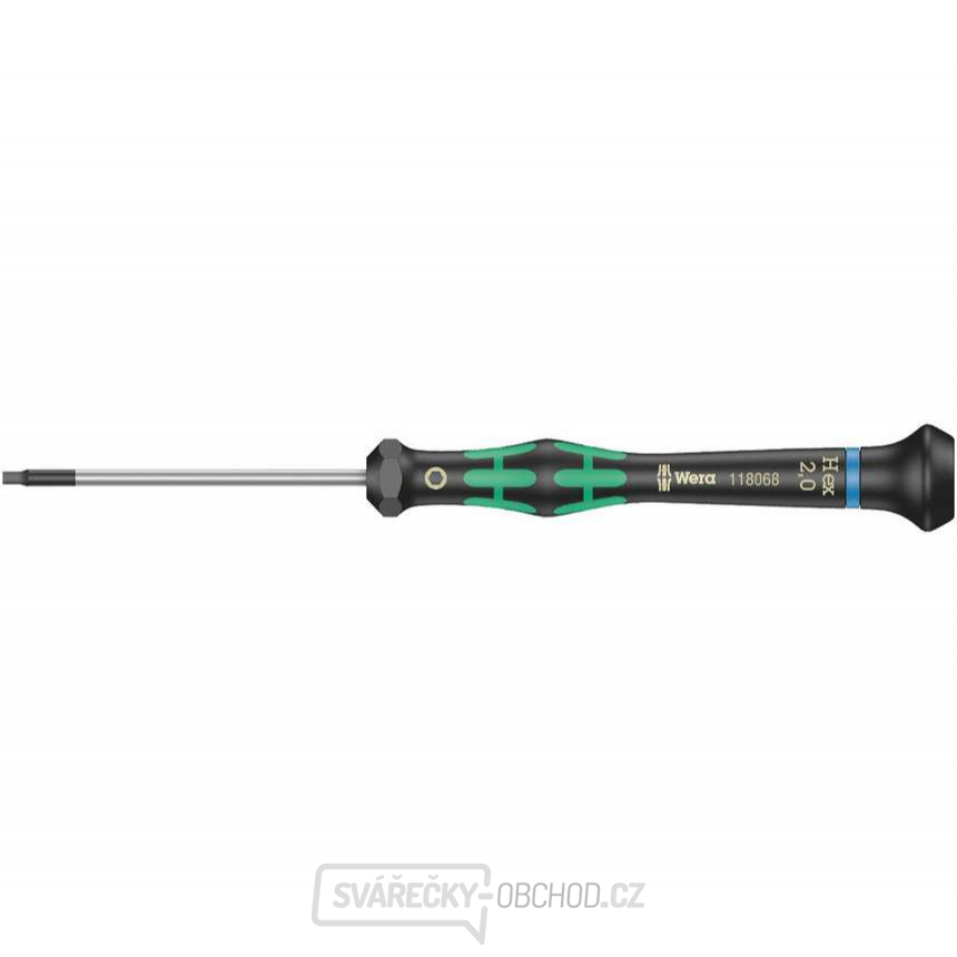 Wera 118068 Šroubovák šestihranný 2x60 mm k použití v elektronice Kraftform Micro typ 2054 Wera 118068 Šroubovák šestihranný 2x60 mm k použití v elektronice Kraftform Micro typ 2054 gallery main image