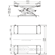 Nůžkový zvedák na podlahu 3 t náhled