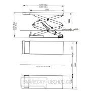 Nůžkový zvedák do podlahy 3,5 t náhled