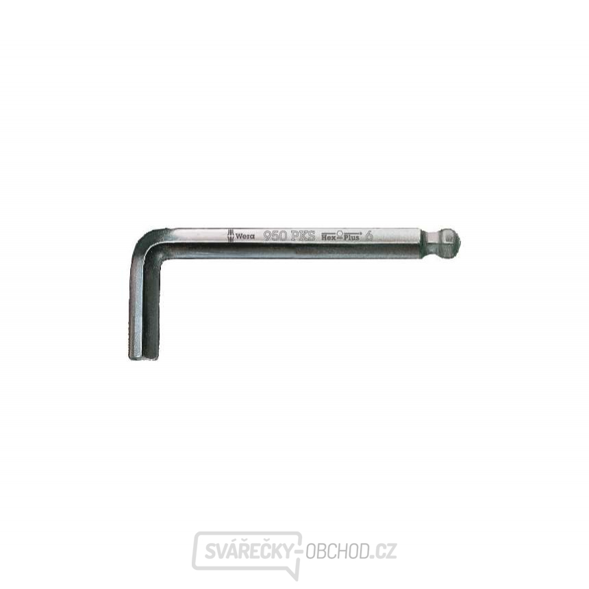 Wera 133150 Zástrčný klíč šestihran 1,5 mm typ 950 PKS, chromovaný, krátký