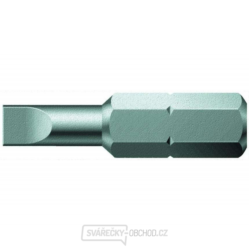 Wera 072057 Bit 0,8 x 5,5 - 800/1 Z. Šroubovací bit 1/4 Hex, 25 mm, pro šrouby s rovnou drážkou